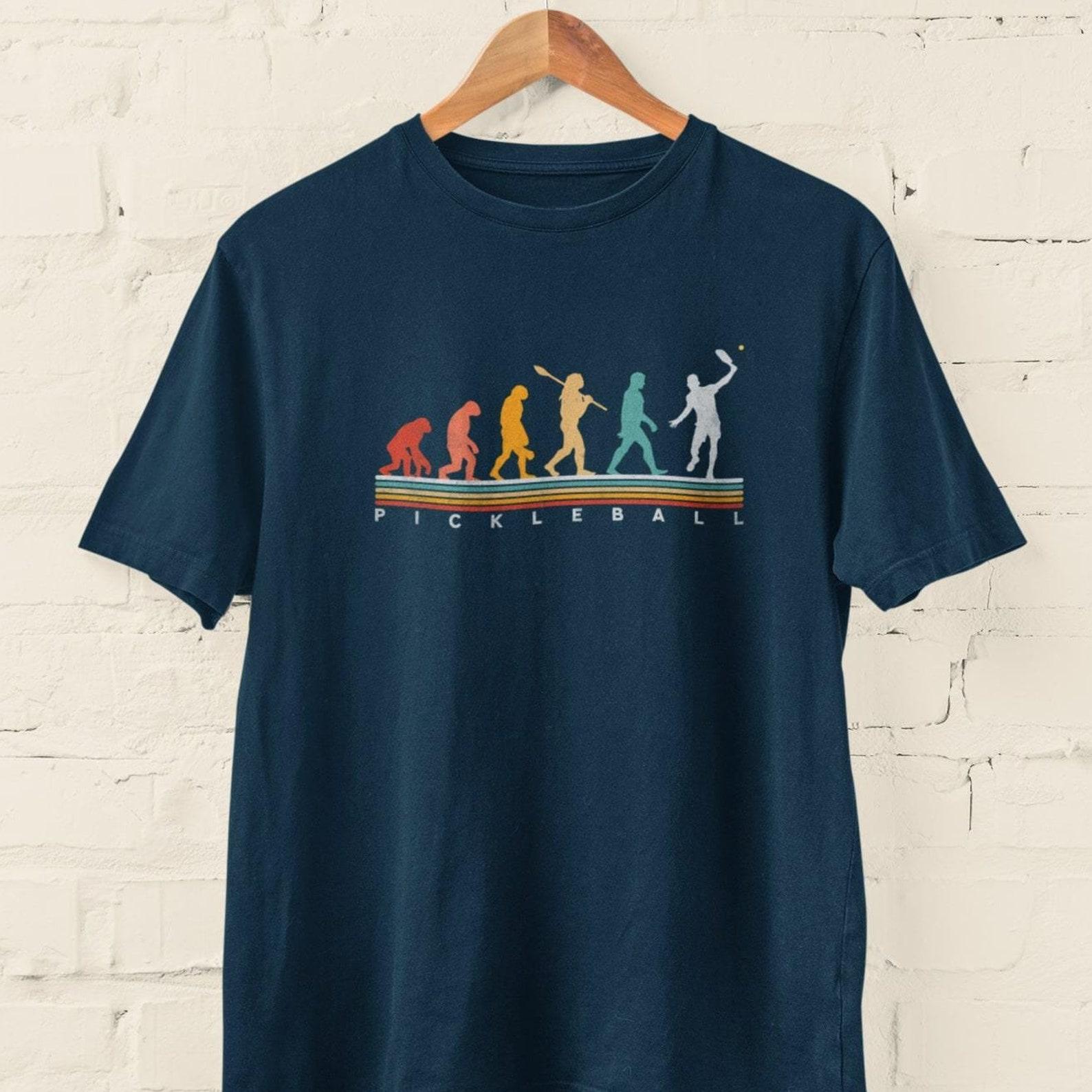Pickleball Evolution T-Shirt: Funny Retro Graphic Tee 3XL