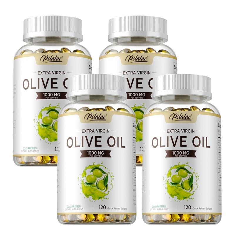 Pslalae Extra Virgin Olive Oil Softgels 1000mg 120 Count — Antioxidant Support, Daily Wellness, Immune Support, Nutritional Support