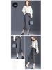 2021 Women's High-Waist Knitted Wool Skirt: Autumn/Winter, Thick, Long, Slim Fit, with Slit