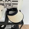 Outdoor Sun Protection Hat Sun Hat Summer Sky Straw Hat Anti-uv Headband Sun Hat Cycling Empty Top Hat for Women