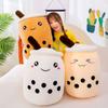 Adorable Bubble Tea Boba Cup Plush Pillow Cushion For Cozy Softness In 4 Sizes