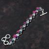 Faceted Multi Tourmaline Bracelet Genuine Gemstone Bracelet 925 Sterling Silver Bracelet Adjustable Chain Bracelet Handmade Jewelry For Gift