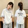 Girls' Trendy Korean-Style Summer Plaid Polo Shirt