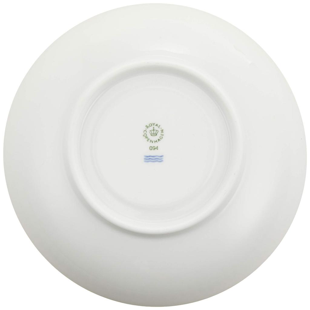 [Officially Imported] Royal Copenhagen White Fluted High-Handle Cup & Saucer, 240ml, Wedding Gift, 1017384