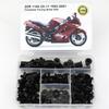 Passend für Kawasaki ZZR1100 ZX-11 1993-2001 Motorrad Kompletter Vollverkleidungs-Schraubensätze Schrauben Stahlverkleidung Speed-Muttern Schraube