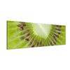 Impression Murale - Close Up Kiwi - Aluminium Brossé - 120 X 40 Cm - Couleurs Vibrantes