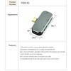 Multi-function 4 In 1 Type-C Hub HD-Compatible 3.5mm Jack Earphone Adapter USB Extender Hub