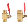1/8" 1/4" 3/8" 1/2" BSP Female/Male Thread Brass Ball Valve Garden Irrigation Waterstop Controller Air Pump Water Pipe Fittings