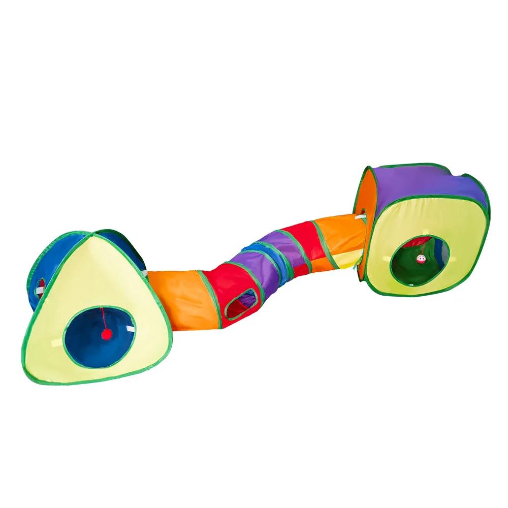 Artykuły dla zwierząt Kot S Przejście Zabawka Tunel Składany Tunel dla kota Tunel dla kota Zabawka dla kota Oddychający Bębenek Wiertniczy do Wnętrz Głośny