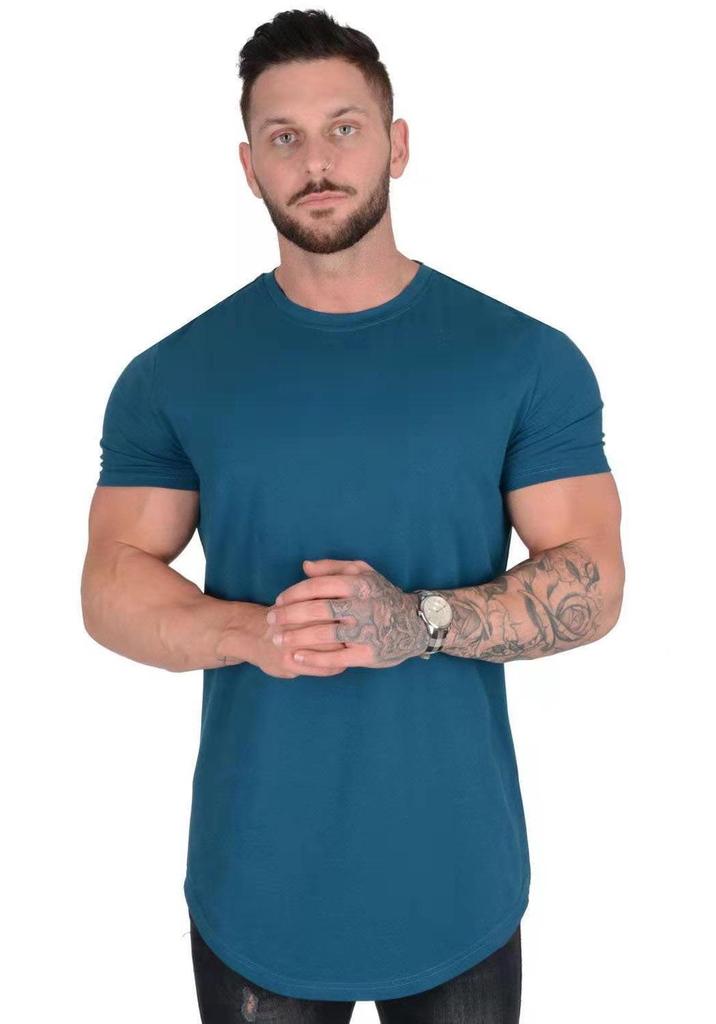 Maglietta da Corsa Uomo a Manica Corta Vestibilità Aderente - Abbigliamento Sportivo Estivo Casual