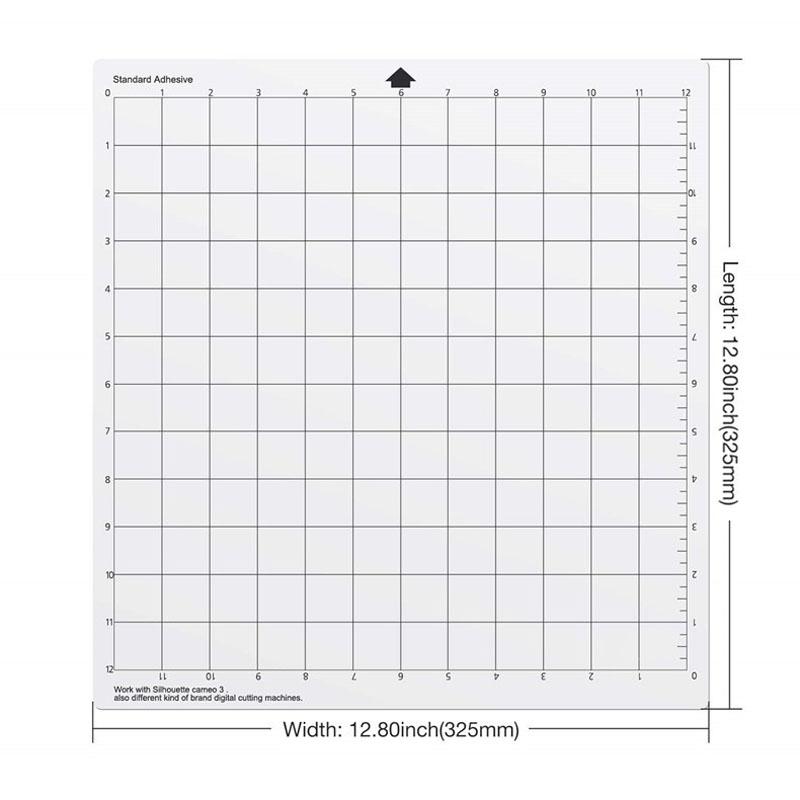 1/3/5Pcs StandardGrip Cutting Mat for Silhouette Cameo 4/3/2/1(Sizes: 12inX12in)