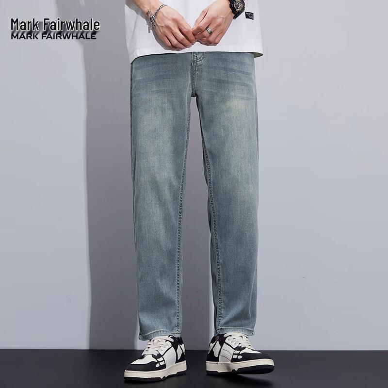 Mark Fairwhale Men's Lyocell Blend Straight-Leg Jeans