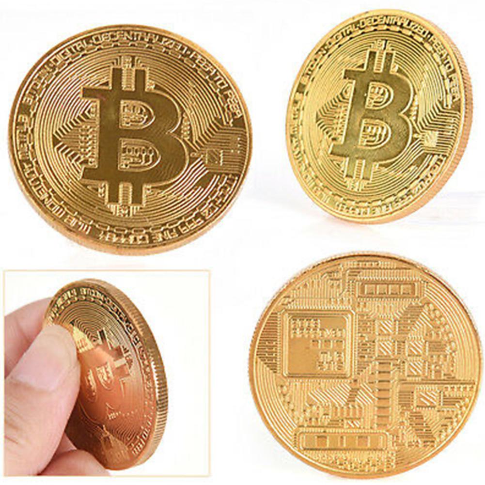 Commemorative Gold Coin 10-Piece Physical Bitcoin Commemorative Coin Set –  Gold Plated, Collectible, 2022 The Great Bitcoin