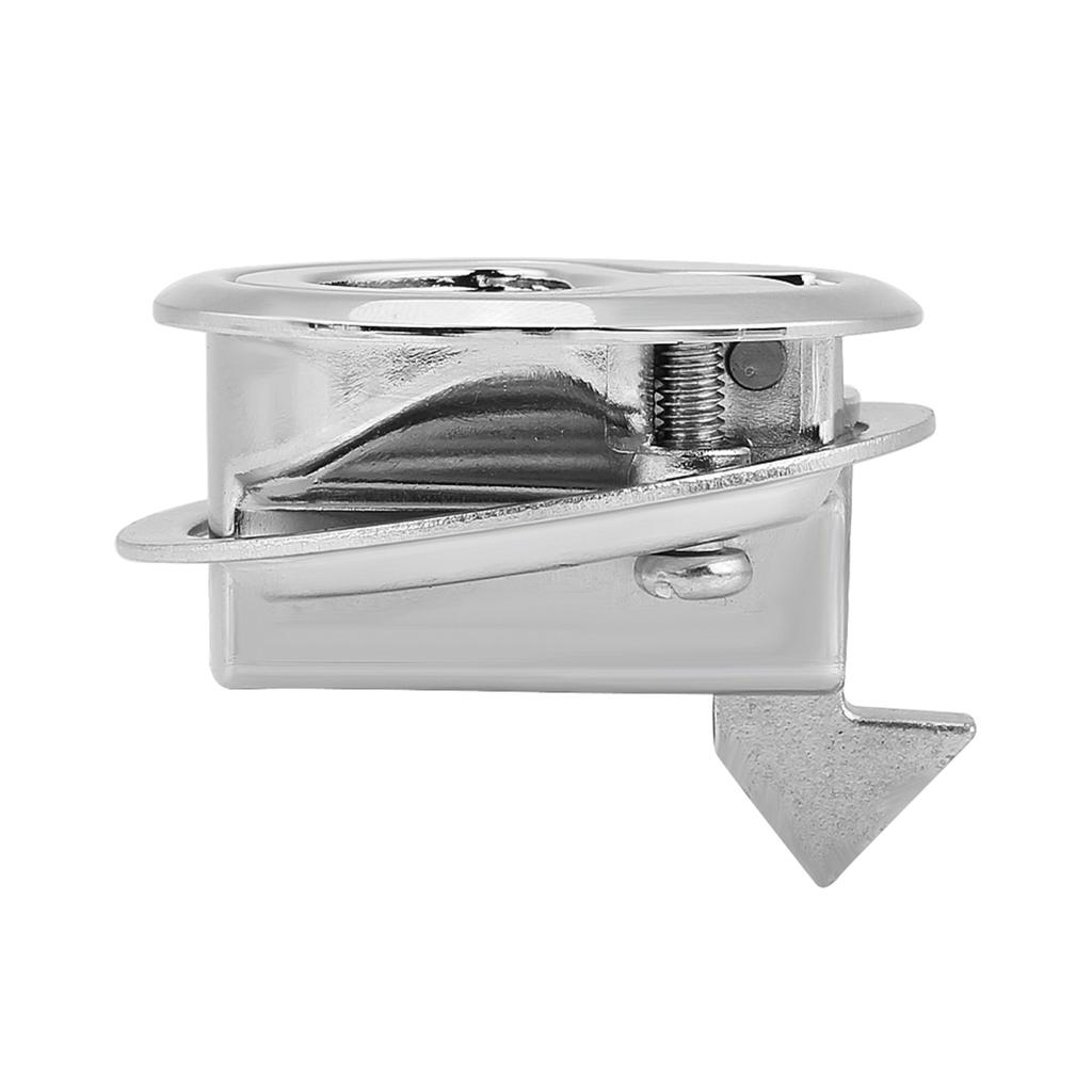 Zinc Alloy Flush Pull Hatch Latch Slam Latch for RV Marine Boat RV