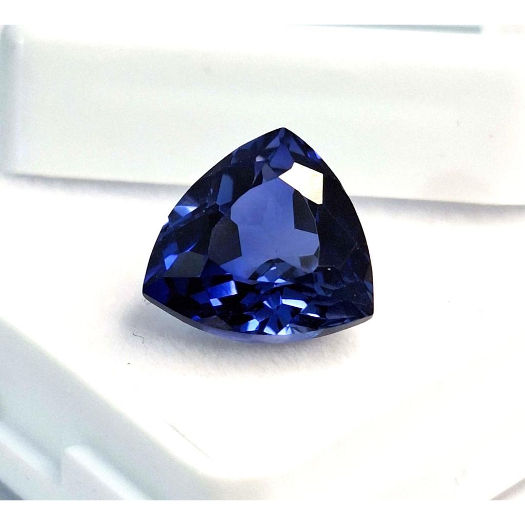 Natural Blue Sapphire Trillion Cut 6-8 Ct Stunning Certified Loose Gemstone