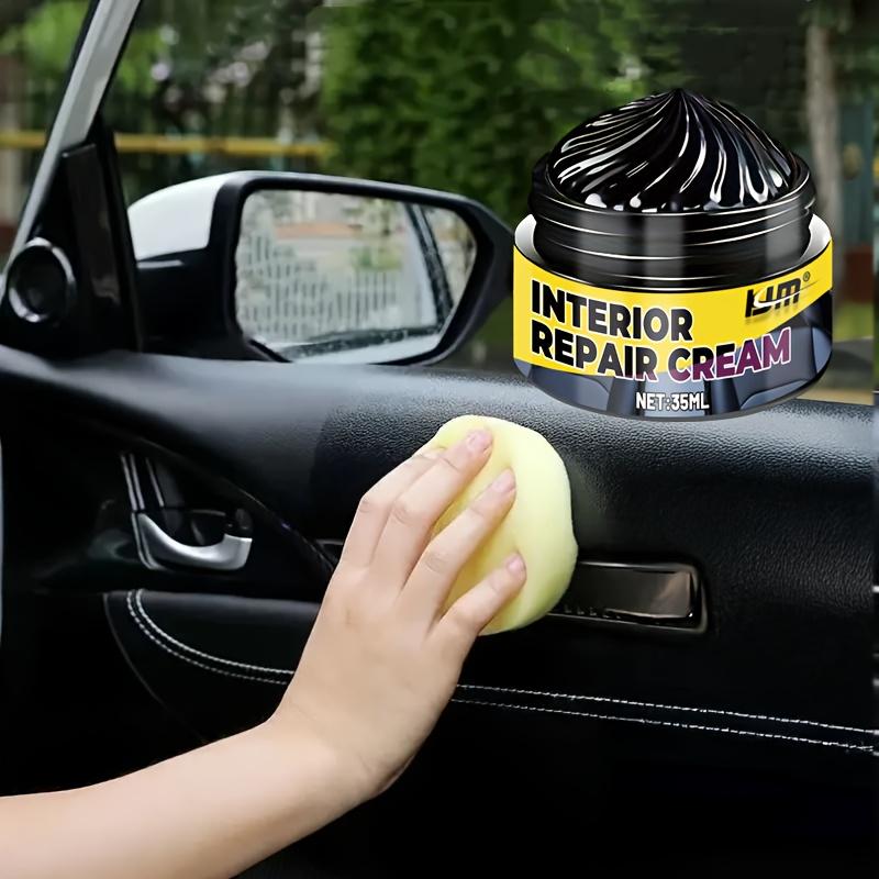 Universal Automotive Plastic and Rubber Polisher - Scratch Repair Paste, Interior Renovation Wax, for Tires and Dashboards.