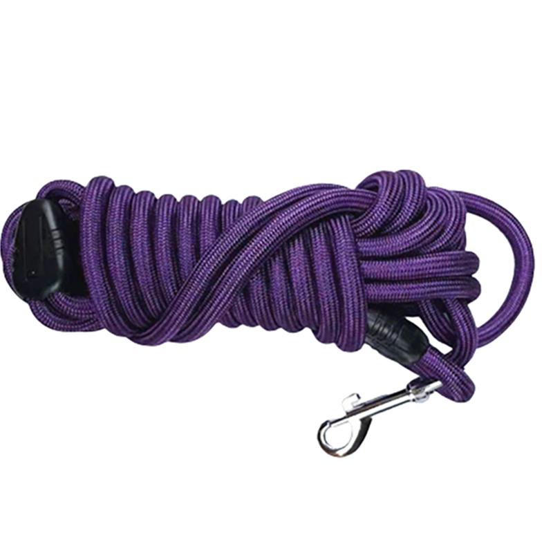 5M/10M/15M Dog Leashes Training Dog Rope- Heavy Duty Nylon Recall Pet Tracking Line- for Small Medium Outside Training Camping