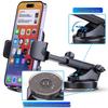 Universal Car Dashboard Phone Holder with Suction Cup and 360° Rotation