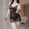 Sexy lingerie pure desire purple lace suspender nightdress uniform free pajamas women Lianyungang