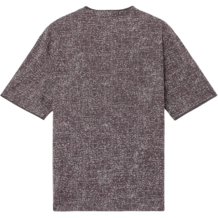 STONE ISLAND Simple Cotton Knit Short Sleeve Crew Neck T-Shirt Men Tops Burgundy K1S1521000-34S0A66-V0011