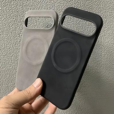 Custodia magnetica in pelle di pecora Business per telefono Google Pixel 10 9 8 7 Pro XL 8A 7A Per Cover antiurto di ricarica