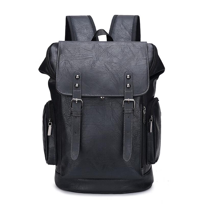 Large Capacity PU Business Travel Backpack