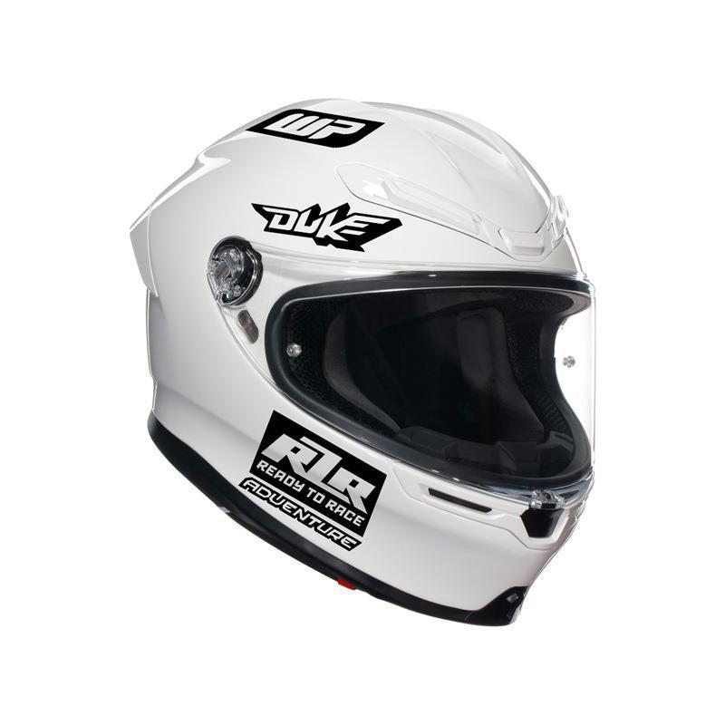 Reflective WP Shock Absorber Sticker for Motorcycles - R2R Adventure Helmet & Car Body Decals