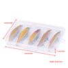 5 pz/scatola Richiamo di Pesca Set Minnow Esche Artificiali Merci Per La Pesca in Mare Wobbler Crankbait Carpa Pesce Persico Pesca