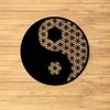 Flower of Life Metal Wall Art: Sacred Geometry Zen Decor & Spiritual Gift