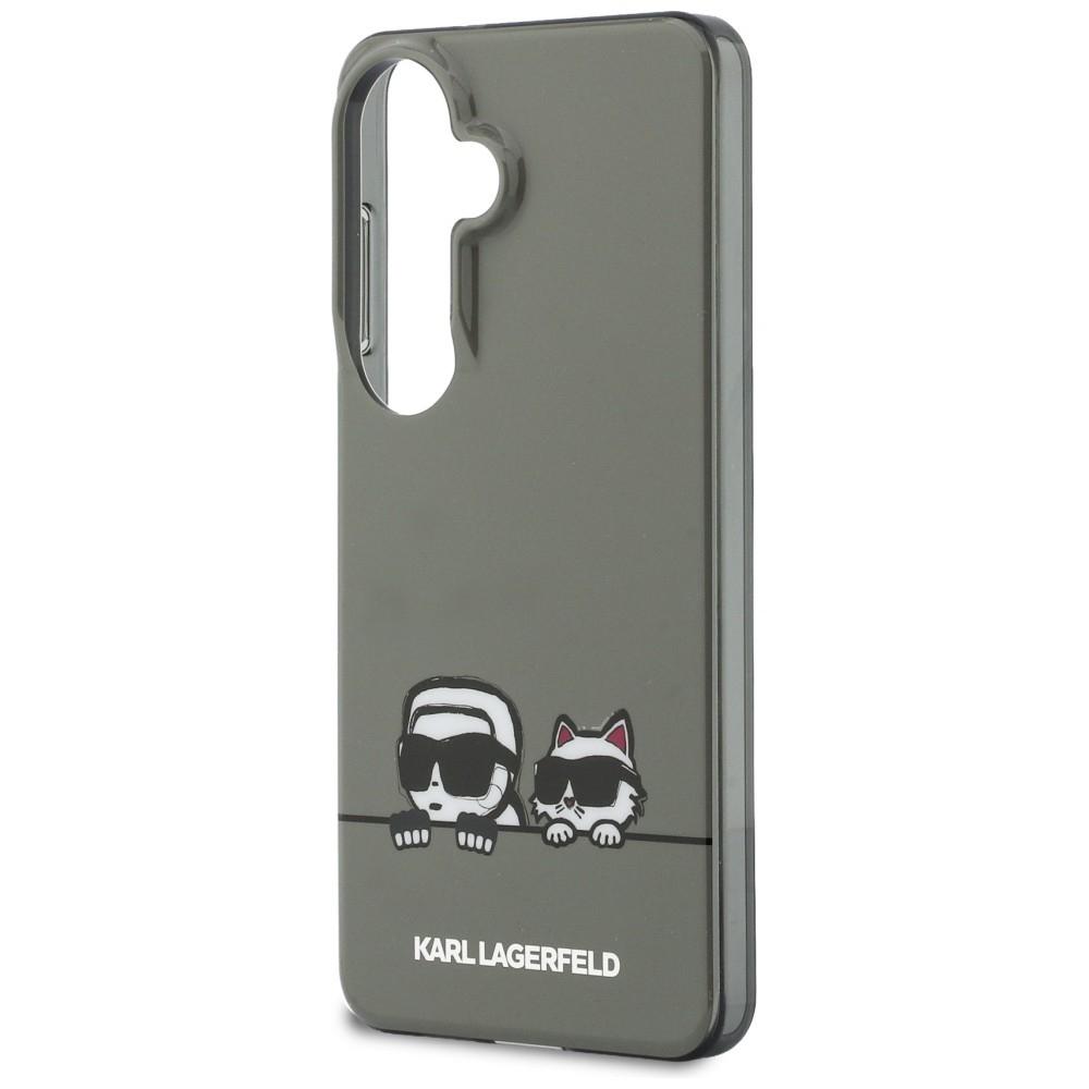 Karl Lagerfeld IML Peekaboo Karl&Choupette MagSafe Case for Samsung Galaxy S26 Black