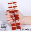 Adesivi per Unghie in Gel Impermeabili Francesi - Carini Cartoni Animati Nail Art Senza Cottura per Stili Europei e Americani