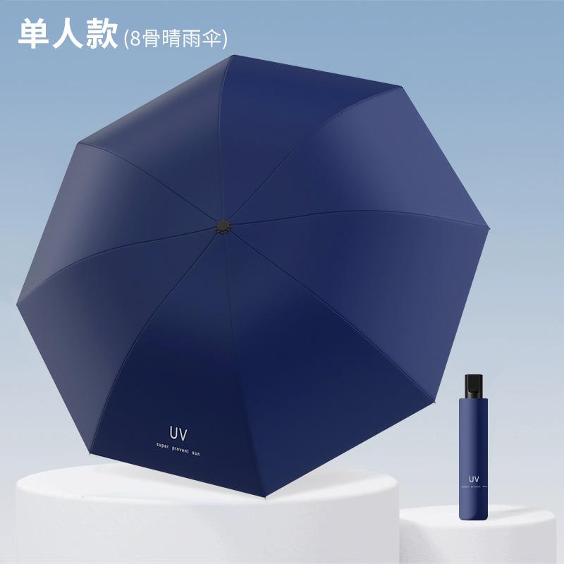 Large manual folding umbrella, men's enlarged thickened reinforced boys and women double weather and rain umbrella, wind resistance