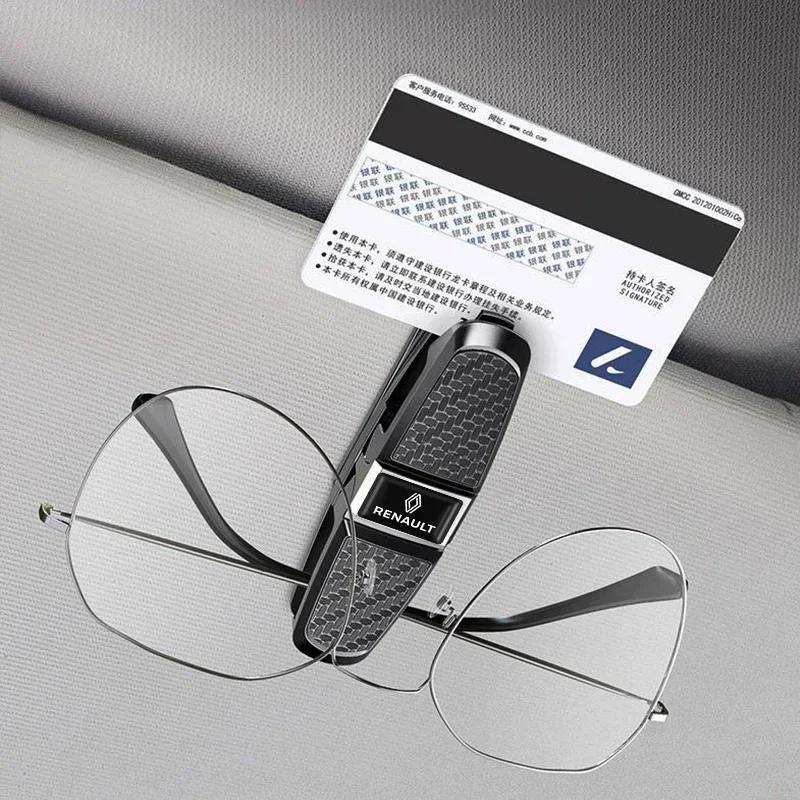2026 Gorące Do Kołpaków Renault Uchwyt Na Okulary Samochodowe Obrót o 180 Stopni Klips Na Okulary Samochodowe Do Renault DACIA Scenic Loguna Twingo Sym