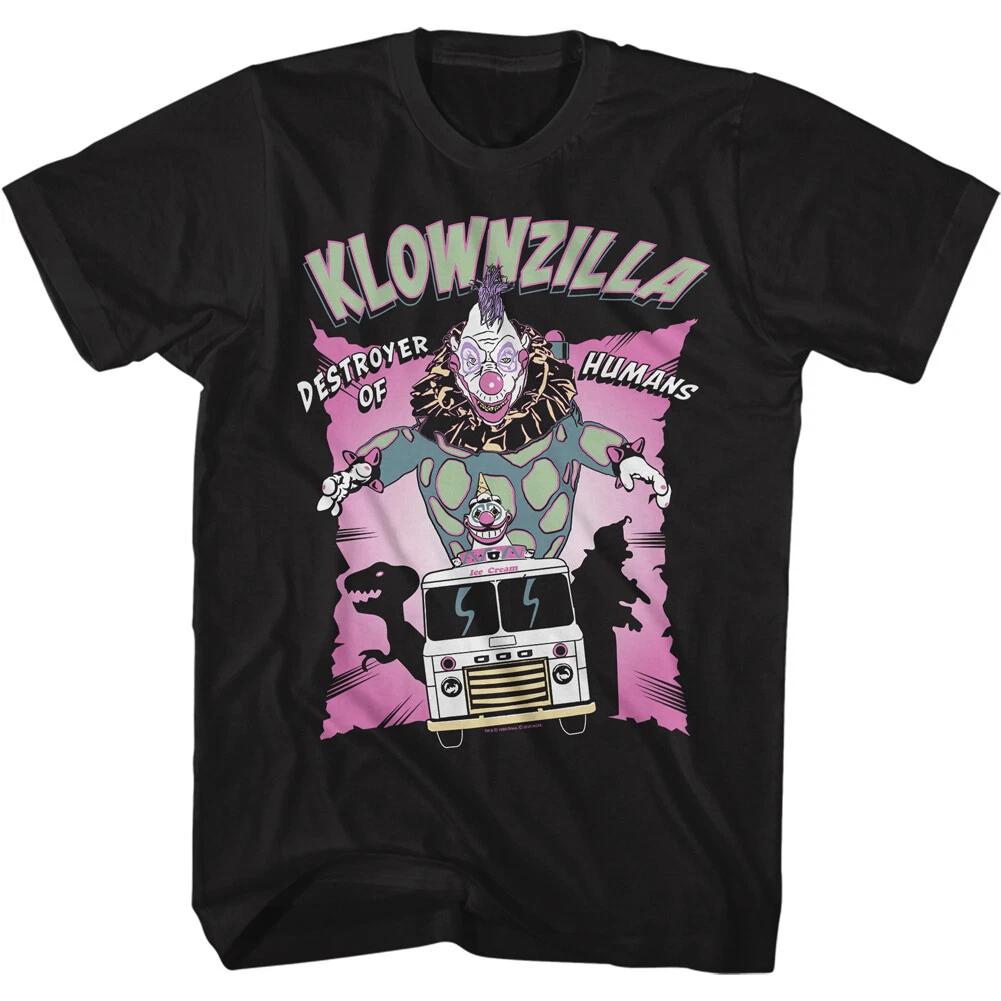 Killer Klowns From Outer Space Movie Klownzilla Killer Of Humans Men s T Shirt 4XL