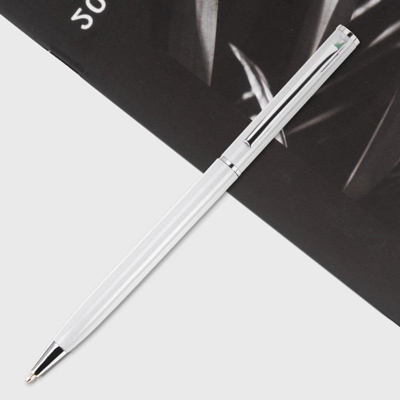 7PCS Flat Head Small Coats Xihua Pen Multi-color Metal Aluminum Rod Ballpoint Pen Office Hotel Gift Pen