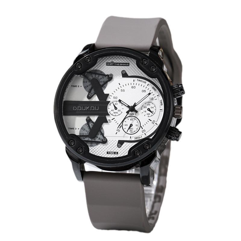Genuine Stylish Men's Multi-Functional Waterproof Quartz Watch with Large Dial