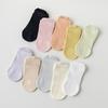 New Mesh Breathable Yoga Socks Women Cotton Low Cut Short Gym Fitness Dance Sports Sock Professional Non Slip Floor Pilates Sock