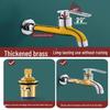 Extended Wall-Mounted Cold Water Faucet