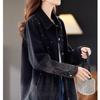 2026 Plus Size Slimming Denim Jacket for Women: Casual Mom Style for Spring & Autumn