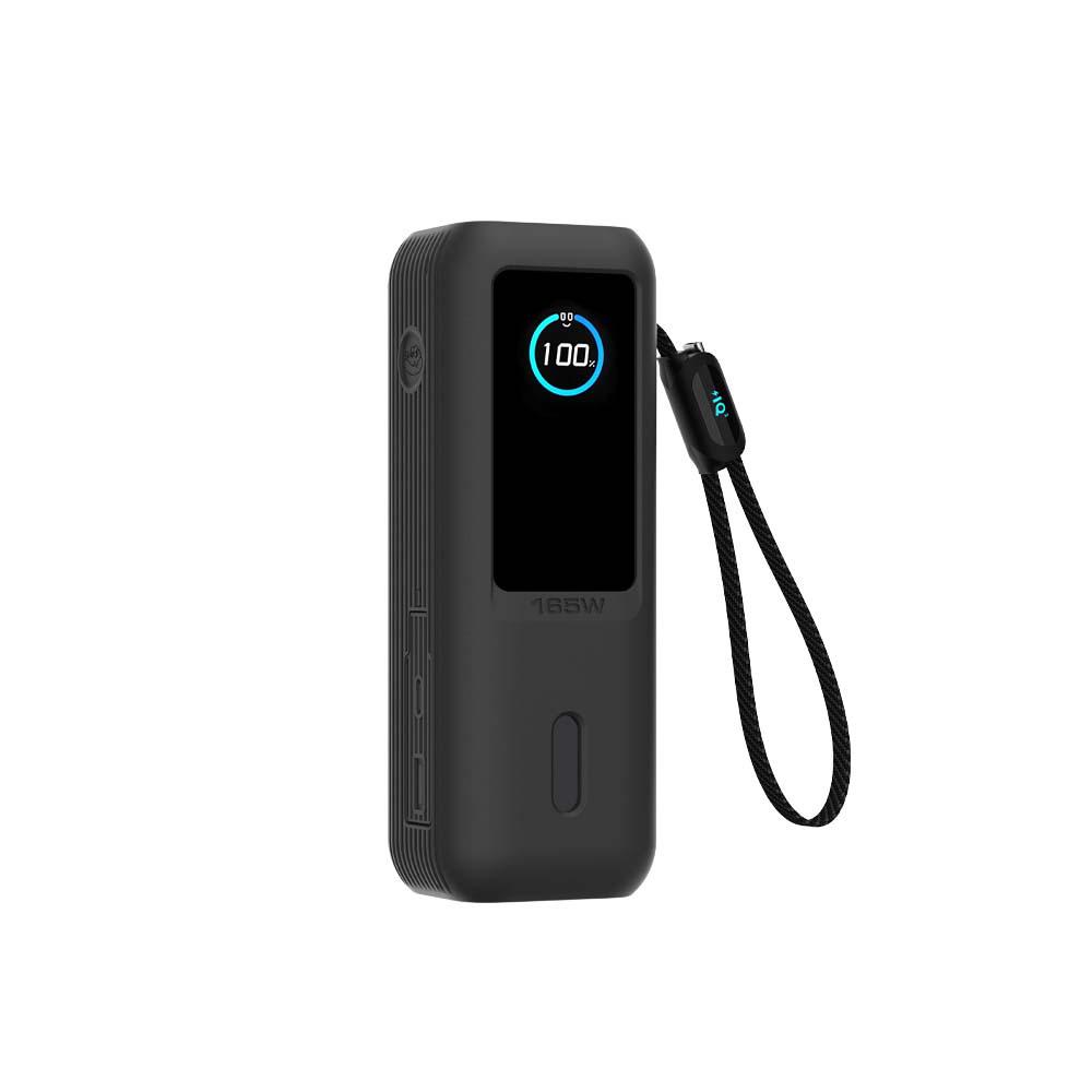 Anker PowerCore 165W Protective Case with Built-in Retractable Cable - Drop-Proof Full Coverage.