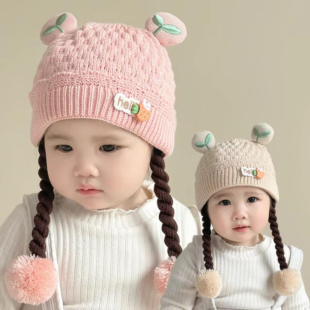 Keep Warm Baby Ear Protection Cap Thickened Toddler Beanie Cute Kids Beanie Cap Winter