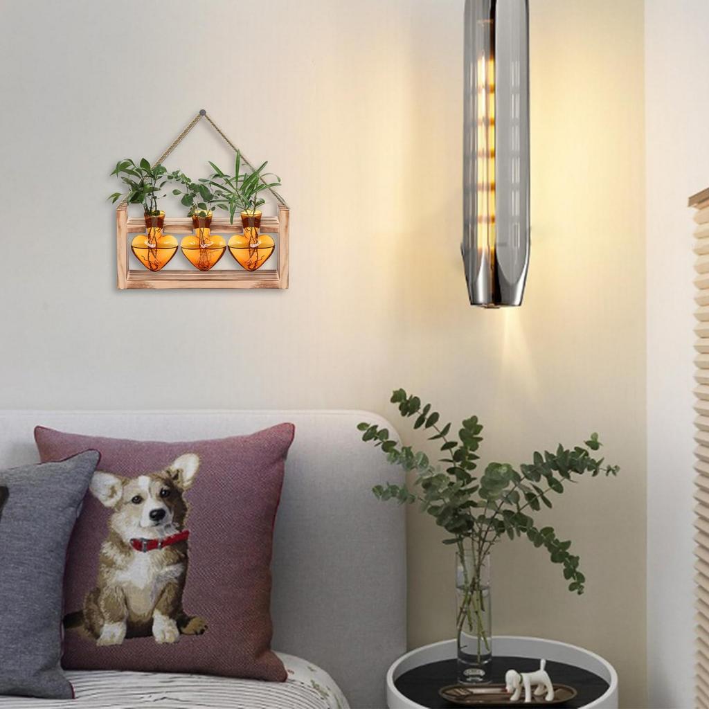 1 Stück Hydroponische Pflanzen Terrarium Vasen Tischdeko Blumentopf Pflanzenbehälter Desktop Glas Pflanzgefäß für Heim- und Bürodekoration