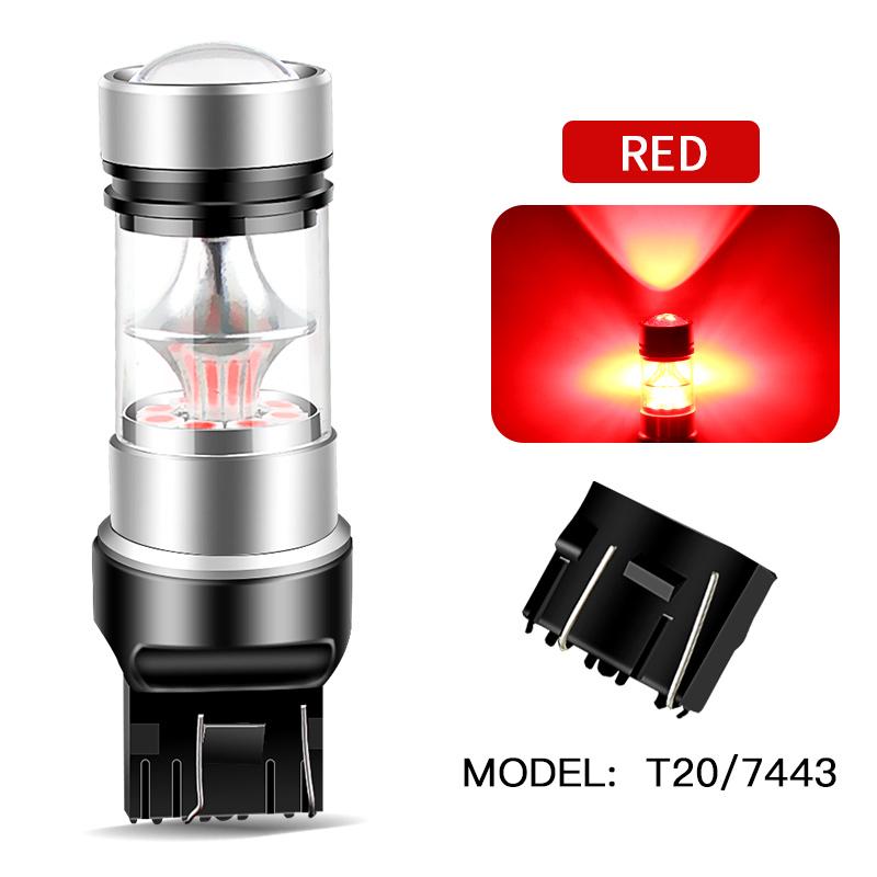 2PCS LED Bulb 1156 BA15S P21W 1157 BAY15D P21/5W BAZ15D P21/4W 3157 P27/7W T25 7443 W21/5W T20 Brake Reverse Turn Signal Lights