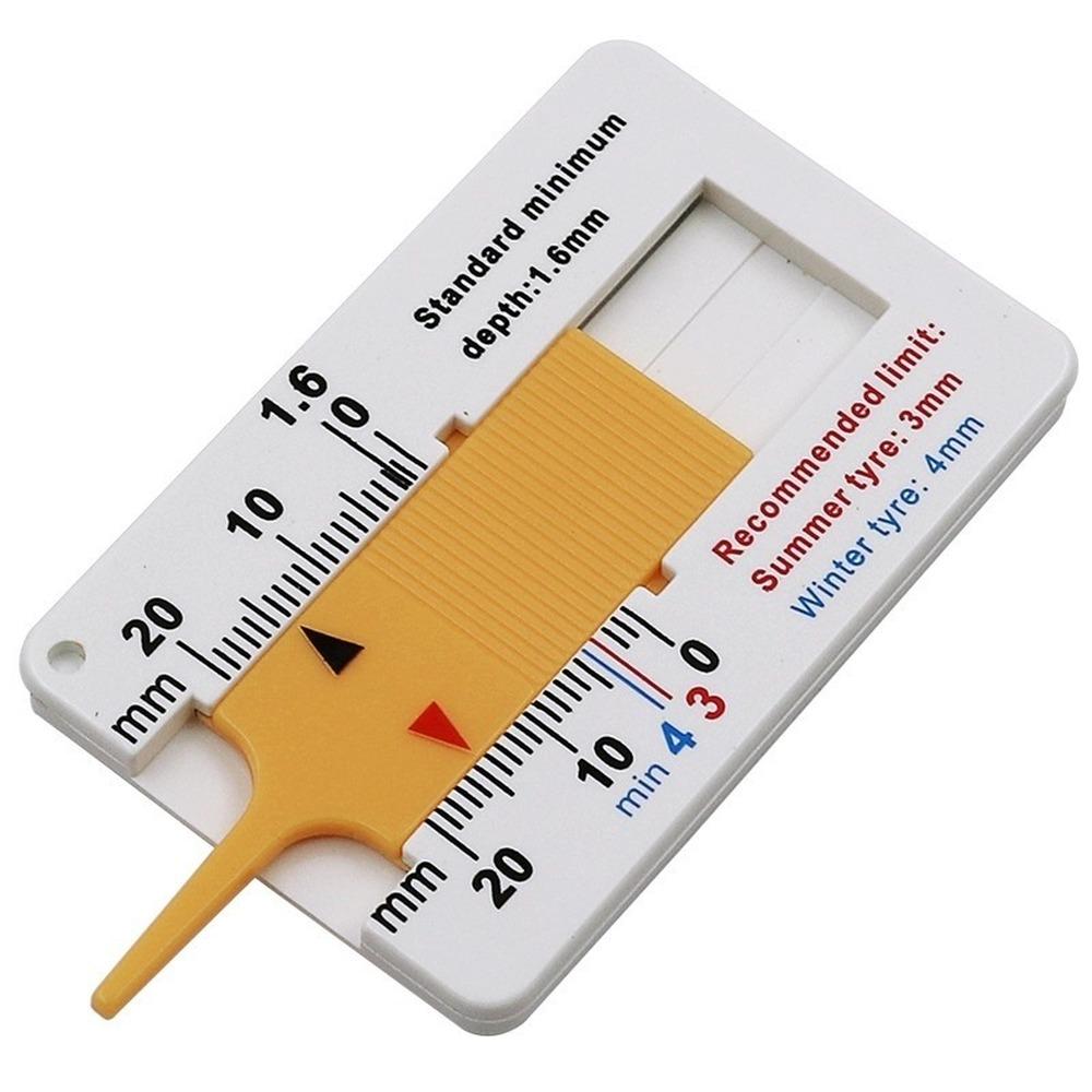 0-20mm Misuratore di Profondità Battistrada Pneumatici Auto Indicatore di Profondità Calibro Misuratore Moto Rimorchio Furgone Strumento di Misura Ruota Forniture di Misurazione