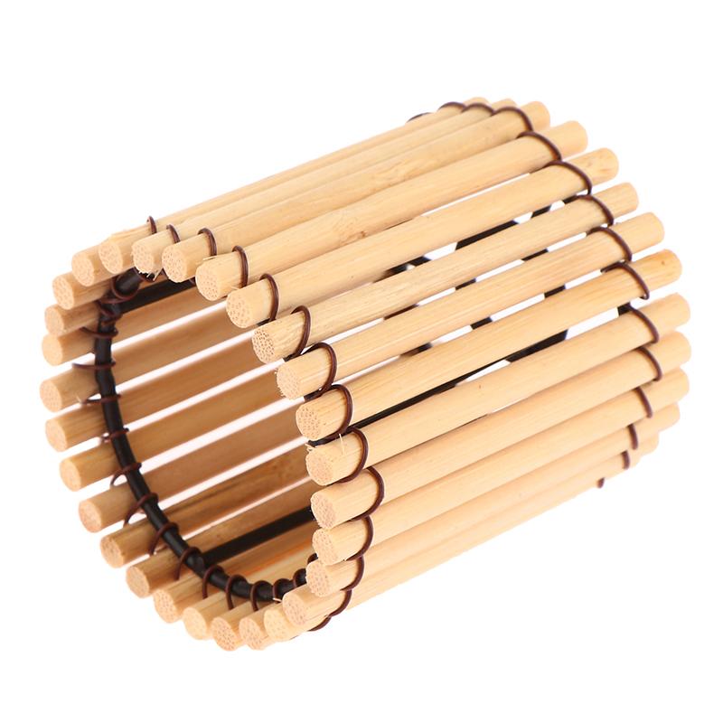 Piccolo paralume in bambù, paralume vintage, copri lampada a sospensione, accessorio decorativo per la luce