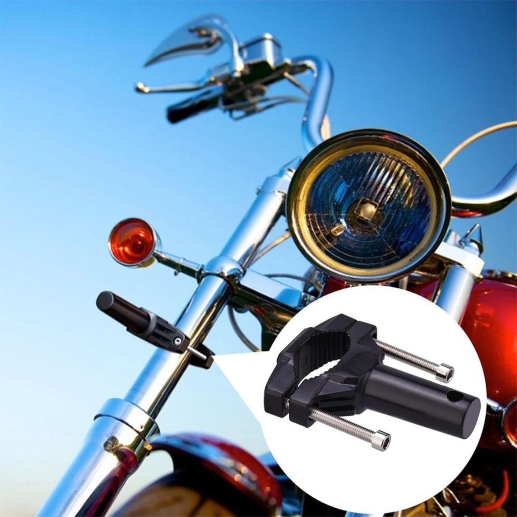 HOTQ Motorcycle Fog Light Stay, Mounting Stay, Pipe Bumper Mounting Bracket, Motorcycle, 0.8 -