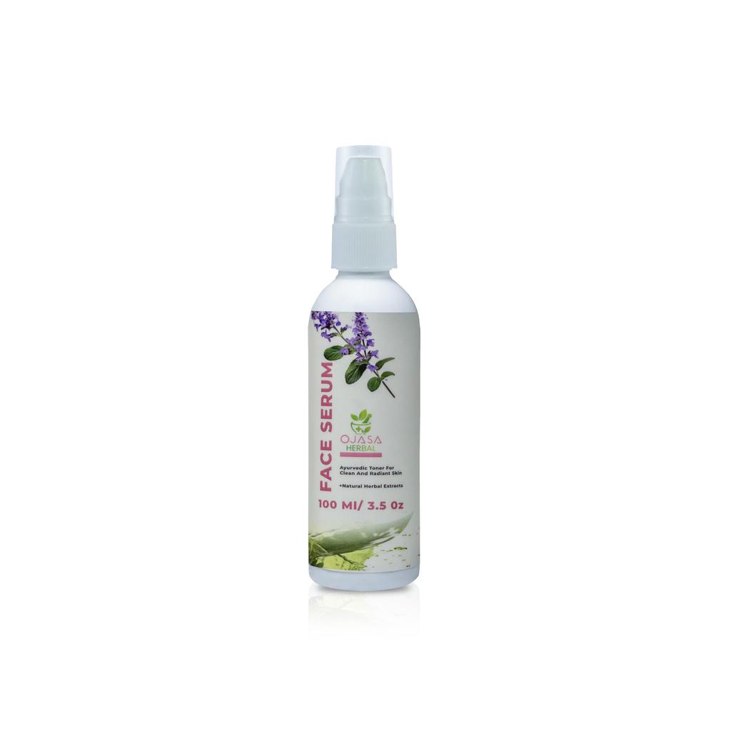Ojasa Herbal Face Serum, Natural Ayurvedic Formula, 100ml, Nourishing and Hydrating
