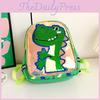 Cute And Fun Sequin Dinosaur Kindergarten Backpack Lightweight And Durable