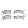 2pcs Banana Hair Clips Fashionable Stretchy Vintage Clincher Comb Tool for Women Thick Wavy Curly Hair