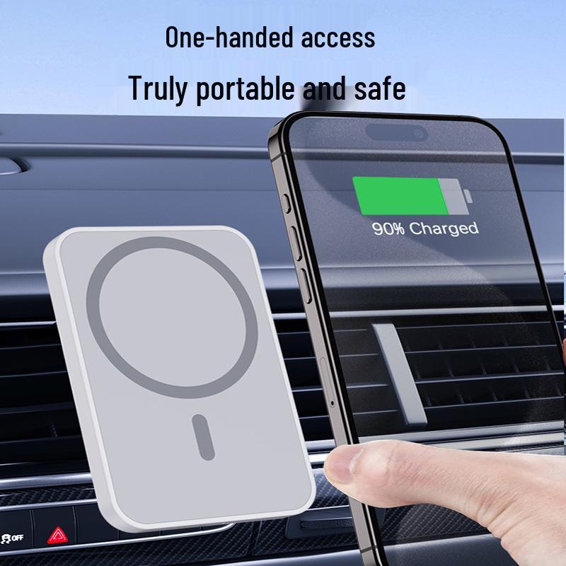 Magnetic Magsafe Wireless Car Charger & Phone Holder for Air Vent Navigation